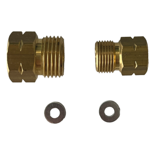 GOK Gastester Verb.koppeling G1/4LH-Kn-u G1/2LH-KN
