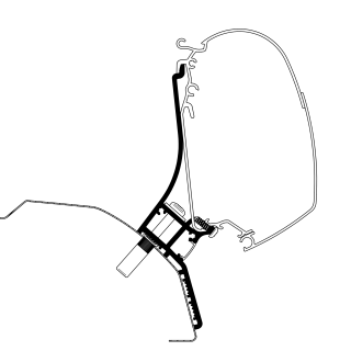 Thule Ducato H2 Lift Roof LED Adapter 400