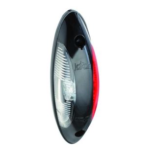 Jokon Markering LED SPL2011 Ovaal Opbouw Rood/Wit Zwart Frame