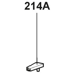 Dometic Rechte knop deurvergrendeling 2413260320