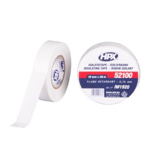HPX PVC Isolatietape VDE 20mtrx19mm Wit