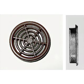 Rozet bruin 43-48mm rond opbouw