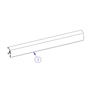 Thule lead rail 6200 4,25m white