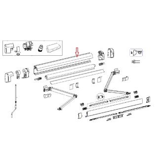 Thule Main Housing 5200 4.50 Wit