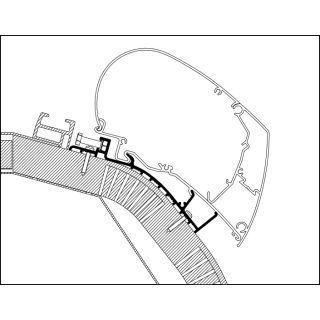 Thule Carthago C-Line Adapter >2014 500