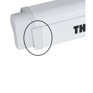 L+R ENDCAP LEADRAIL 4900 WHITE
